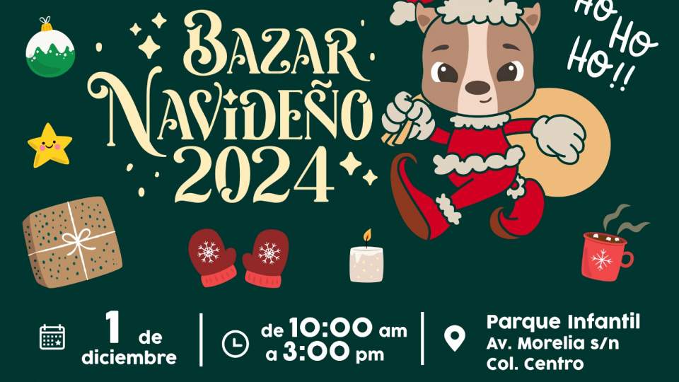 Les invitamos a disfrutar del Bazar Navideño 2024🎅✨