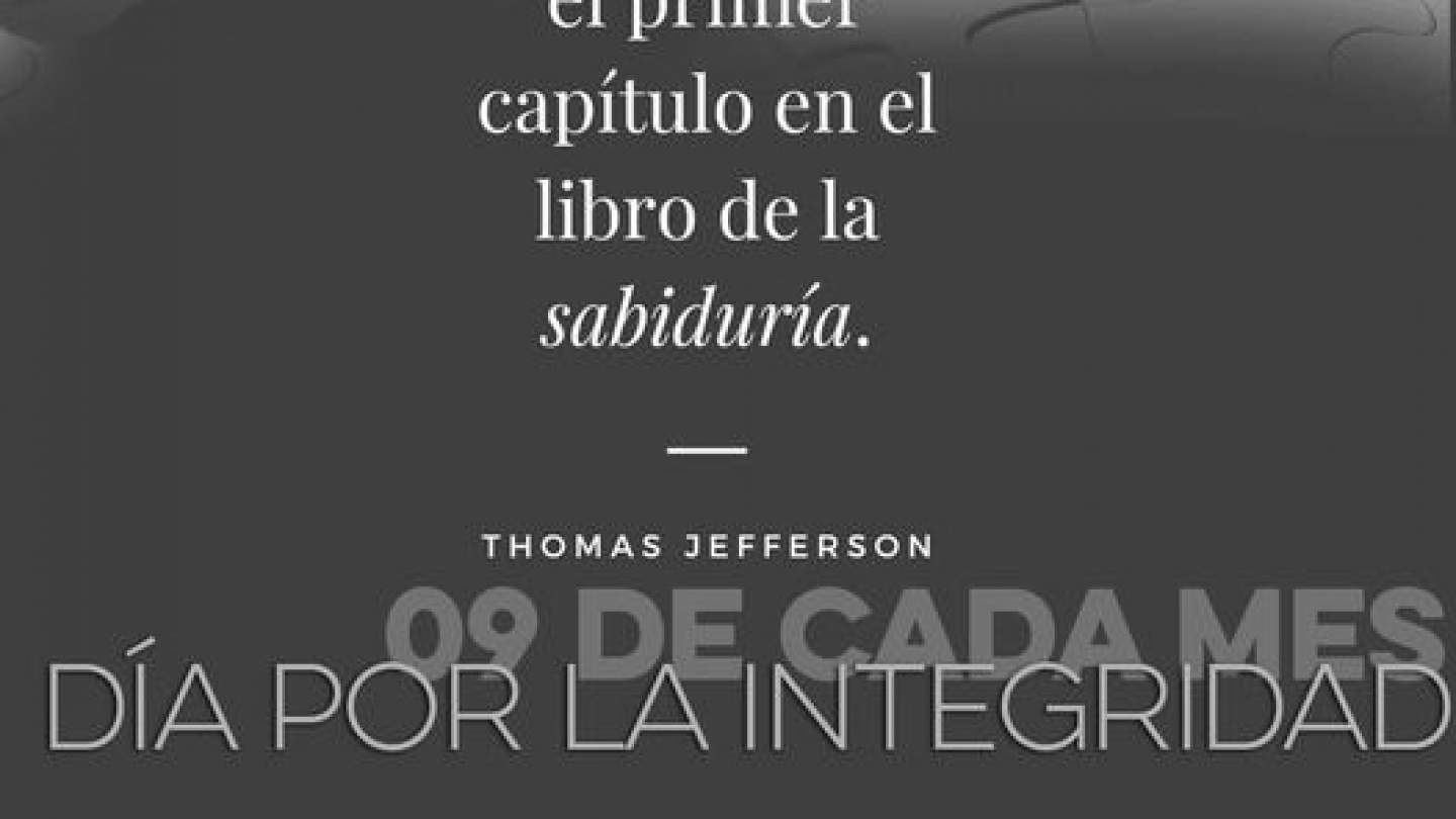 #DiaPorLaIntegridad