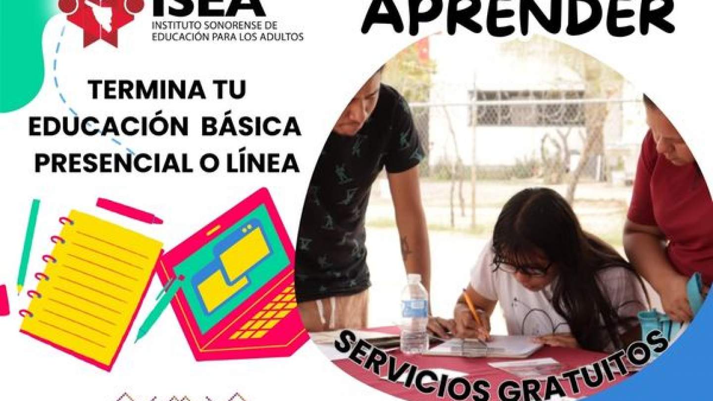 Si eres mayor de 15 años y quieres iniciar, continuar o concluir tus estudios de educación básica, en #AprendeINEA lo puedes lograr.