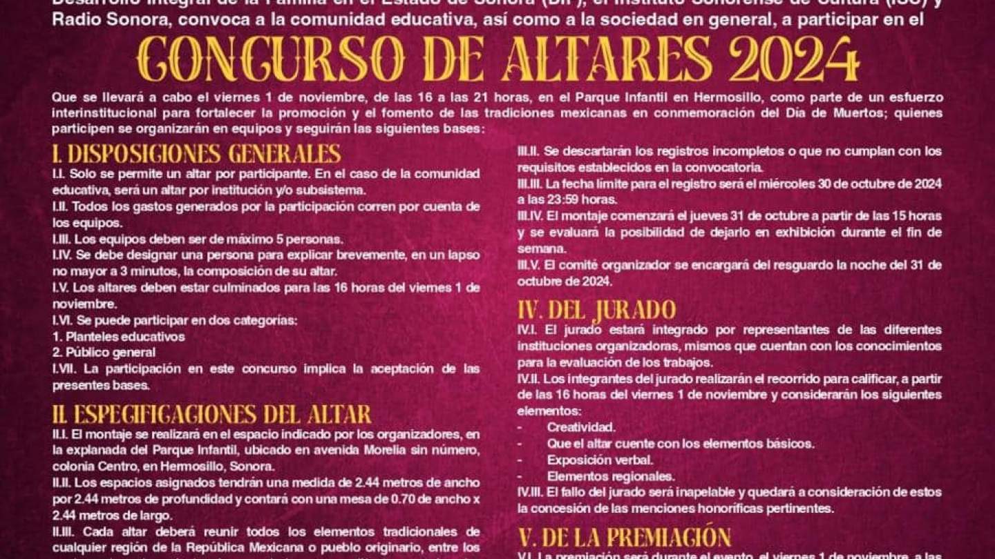 ¡Convocatoria abierta para el Concurso de Catrinas y Catrines 2024!