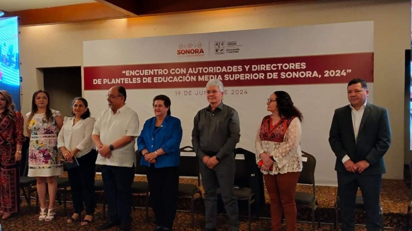 ENCUENTRO CON AUTORIDADES Y DIRECTORES DE PLANTELES DE EDUCACIÓN MEDIA SUPERIOR DE SONORA 2024.