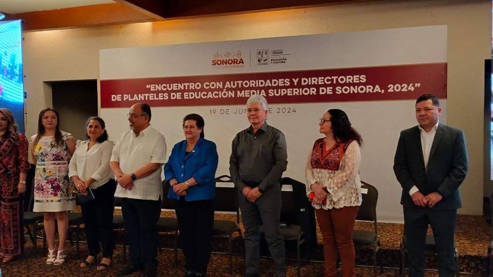 ENCUENTRO CON AUTORIDADES Y DIRECTORES DE PLANTELES DE EDUCACIÓN MEDIA SUPERIOR DE SONORA 2024.