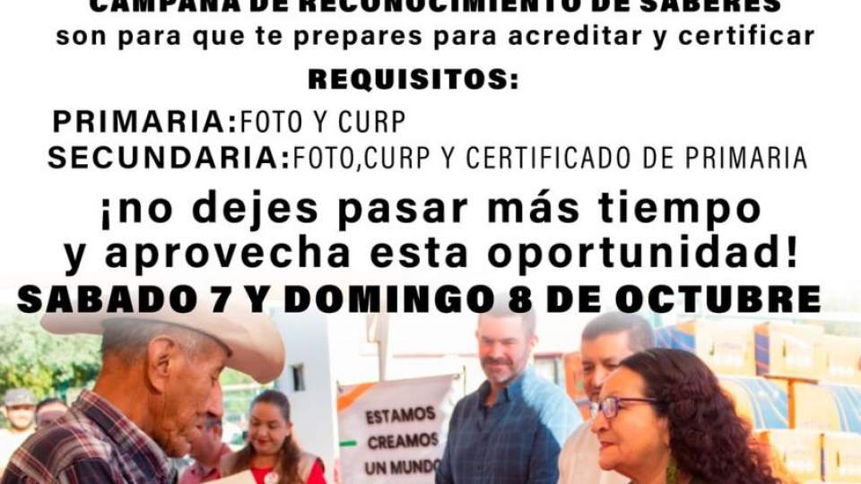 ¿Sabes que con tu experiencia laboral puedes certificar tu primaria y/o secundaria en el ISEA?