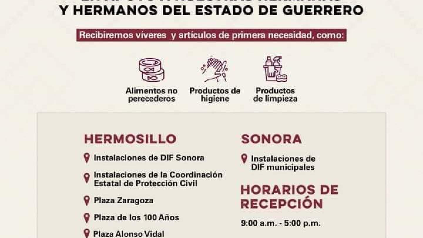 En el Gobierno de Sonora habilitaremos centros de acopio