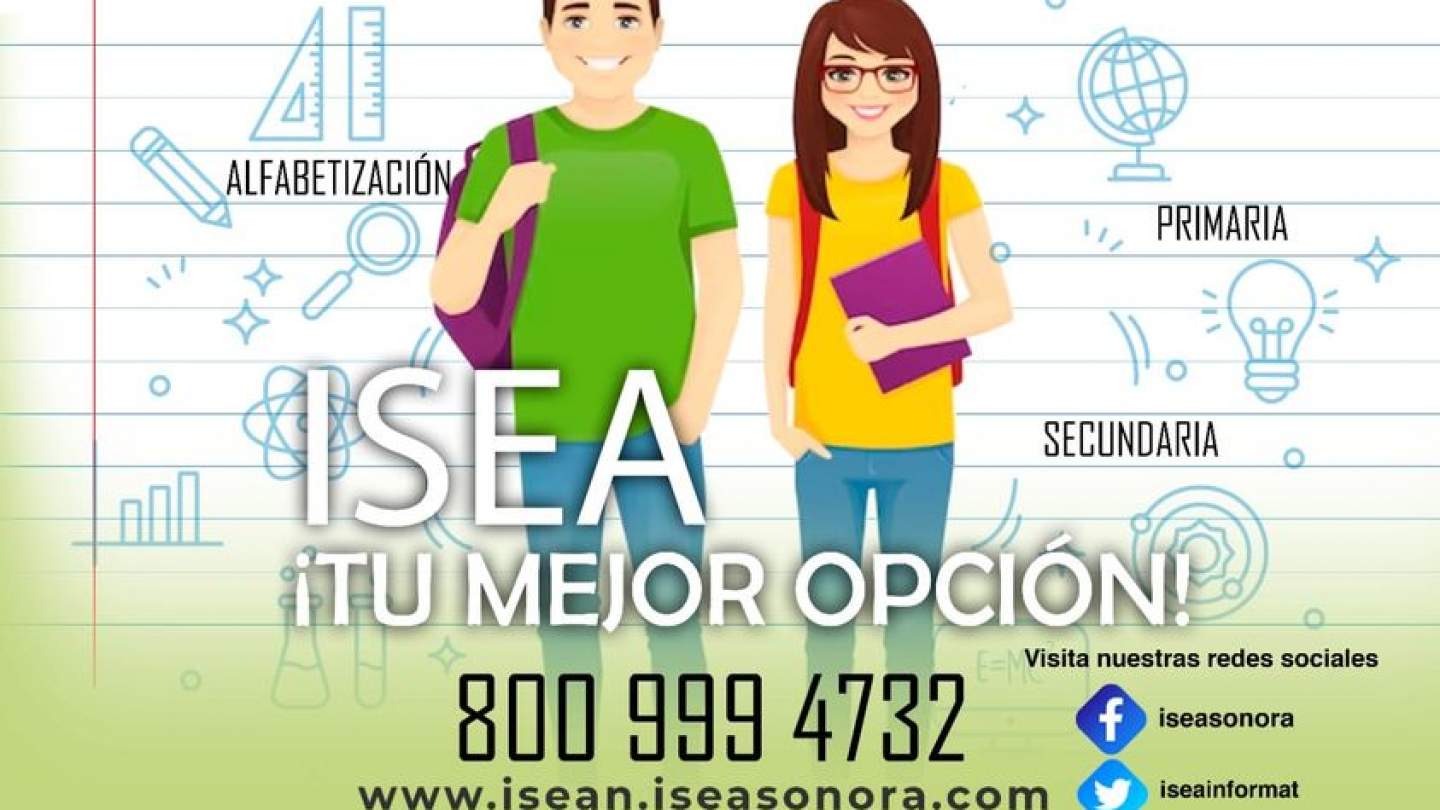 Para quiénes desean iniciar, continuar o concluir su primaria o secundaria, el ISEA cuenta con #AprendeINEA