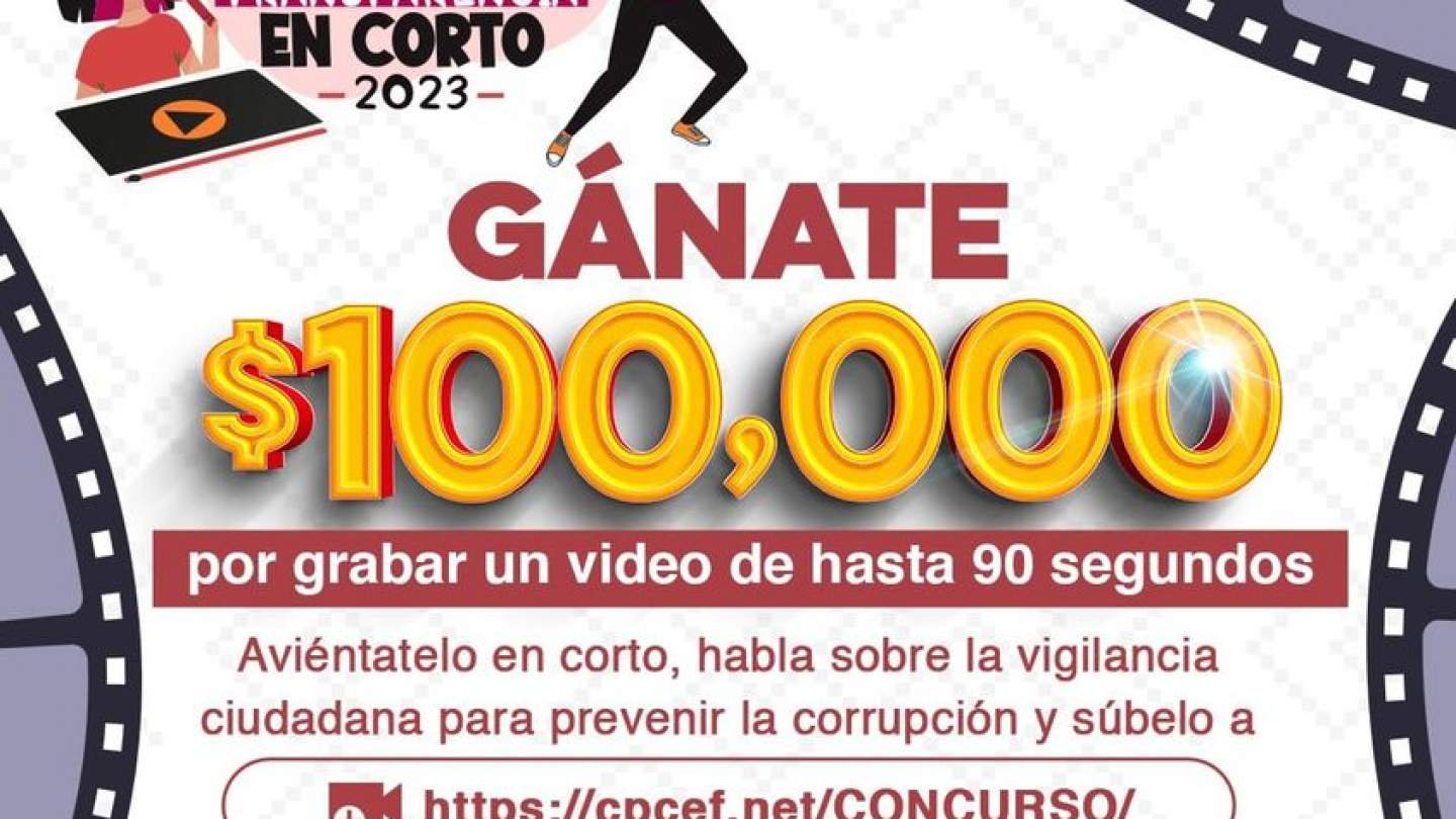 Joven Sonorense participa y gana hasta 100 mil en el CONCURSO ESTATAL DE TRANSPARENCIA EN CORTO 2023.