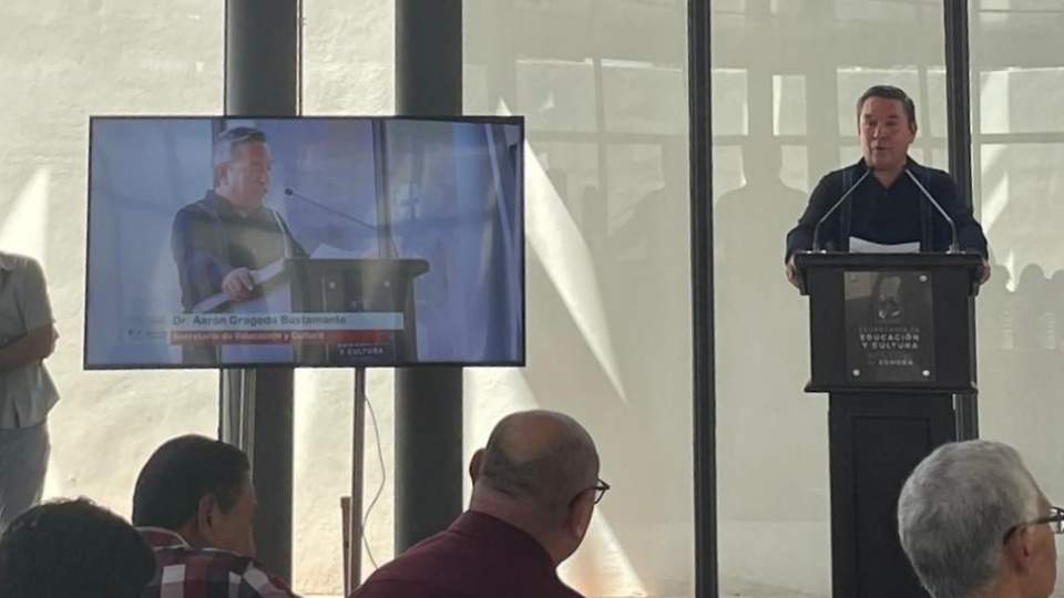 Banderazo de inicio de actividades del proyecto “Escuelas para la Transformación”, dirigido a fortalecer la capacidad de las escuelas secundarias de Sonora.   