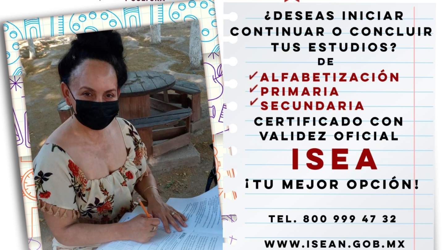 Estudiar primaria o secundaria en el ISEA es muy sencillo y completamente gratuito, puedes prestar exámenes en línea o escritos, estudiar a la hora que tú puedas y desees, el certificado con validez oficial.  
