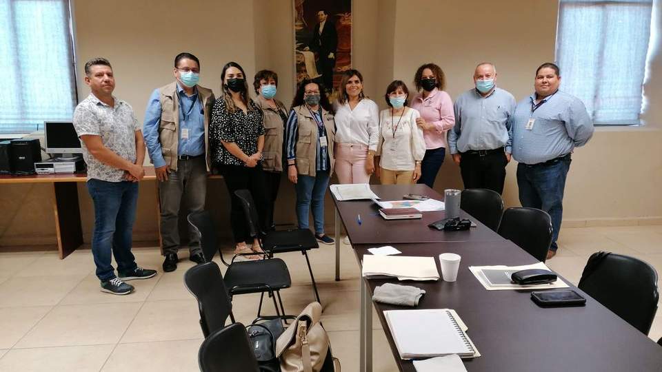 Directora General Mary Carrazco y su equipo de trabajo, se realizó una reunión con la Presidenta Municipal de Carbó, Sonora, Sylvia Lénika Plascencia Leal y Néstor Nabor Valenzuela Martínez, Secretario del H. Ayuntamiento