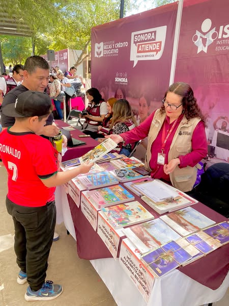 ISEA presente en la Feria de Servicios “Sonora Atiende”, Secundaria Técnica Estatal #15 “Prof. Roberto H. Cruz Hoyos” Col Villas del Palmar. HERMOSILLO, SONORA.