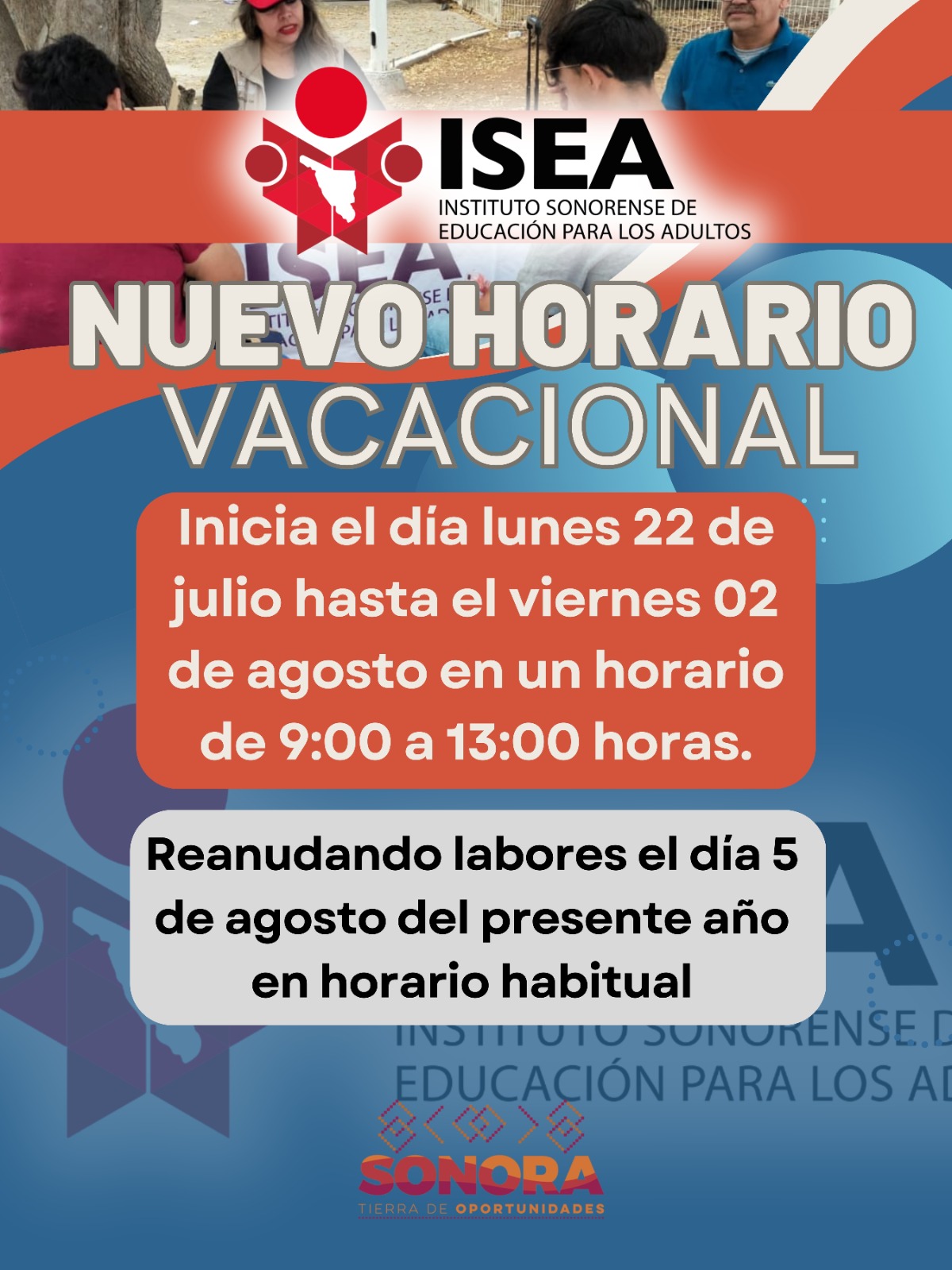 📌Mantendrá ISEA sus servicios durante el periodo vacacional de verano⚠️Nota completa: