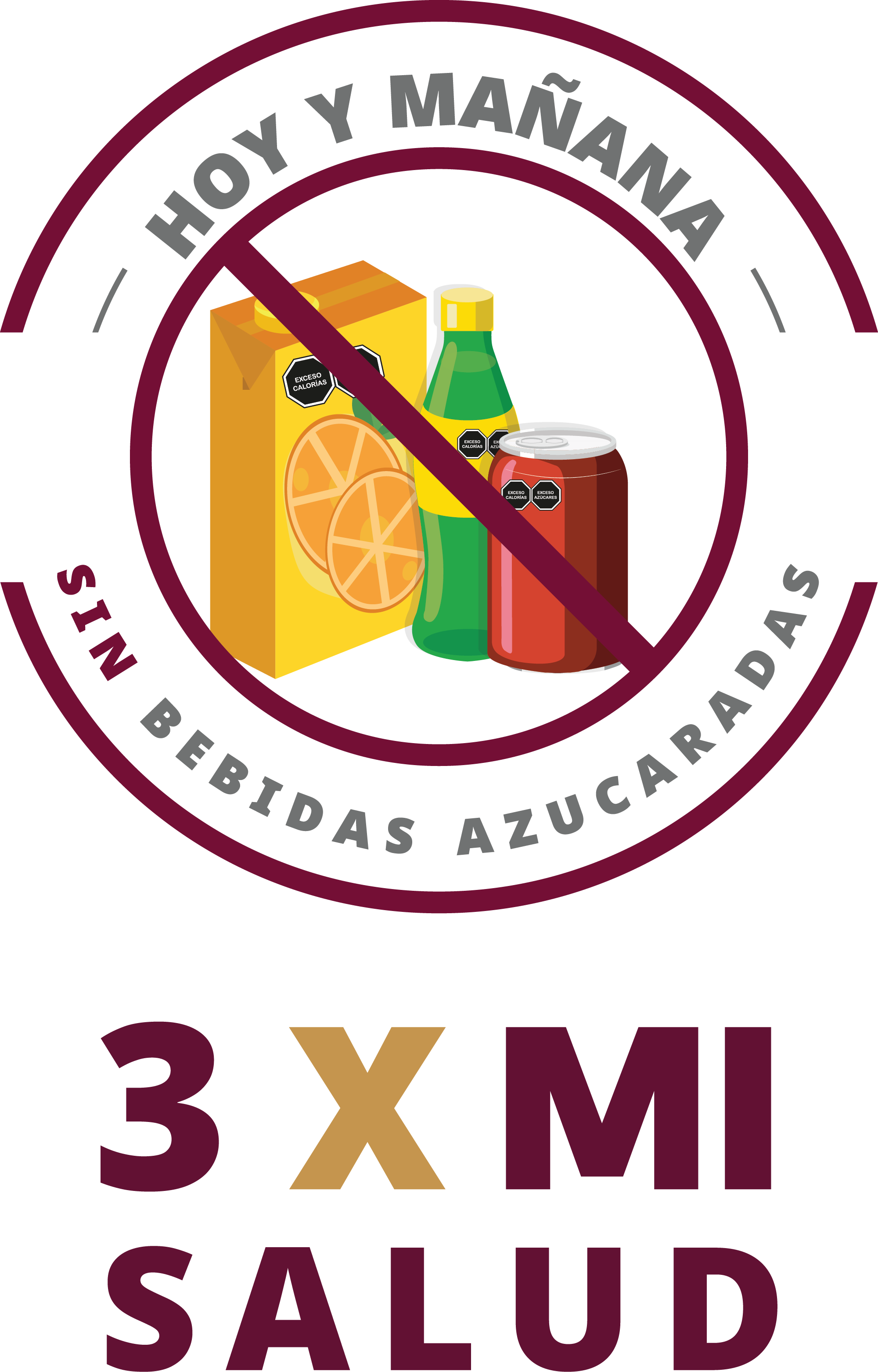 3 X MI SALUD, SIN COMIDA CHATARRA
